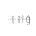 Flat Plastic Corrugated Pipe
